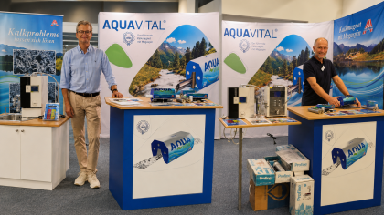 Aquavital präsentiert innovative Kalkschutzlösung ohne Strom auf Herbstmessen 2026